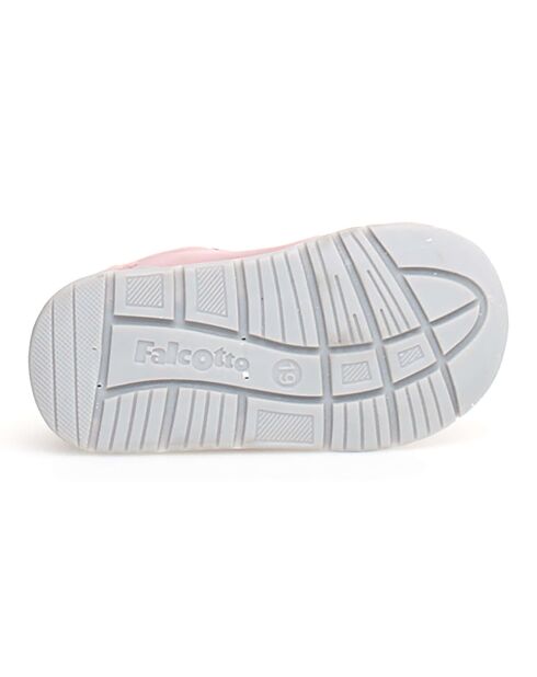 Baskets New Ferdi rose/platine