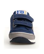 Neue Ferdi Sneakers aus Leder in Azur/Grau/Flaschengrün