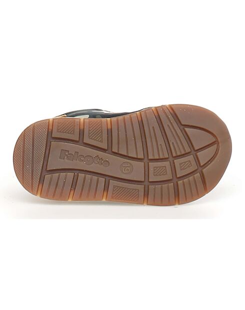 Nieuwe azur/kaki/gele sneakers van Ferdi