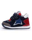 Sneakers New Ferdi in Dunkelgrau/Marineblau/Rot