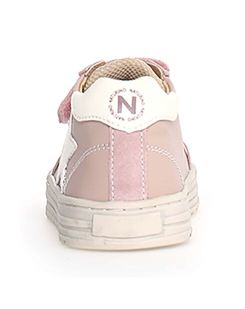 Baskets en Cuir Penshaw nude/lait