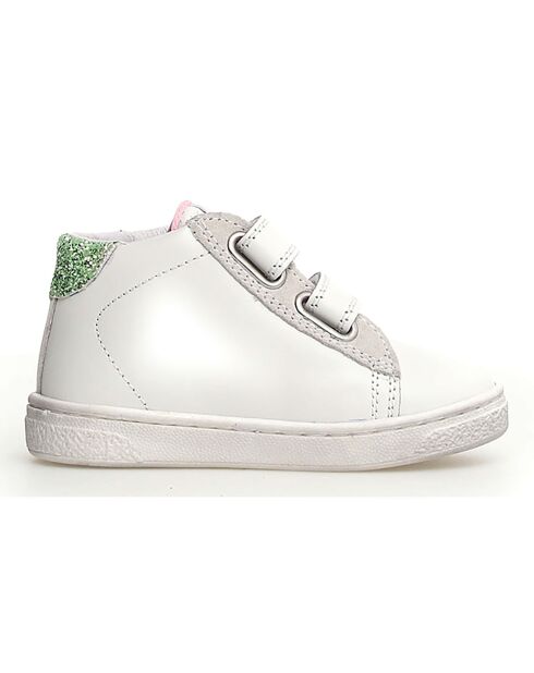 Zapatillas Pinn blancas/rosa/azul capri