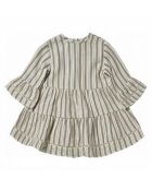 Robe Fern à Rayures Coton Bio grise