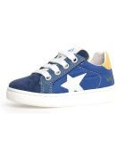 Pinn azur/wit/gele sneakers