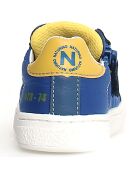 Pinn azur/wit/gele sneakers