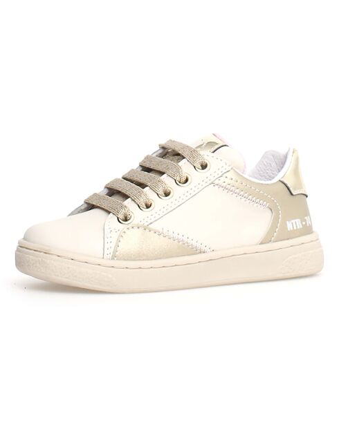 Baskets Quar lait/platine