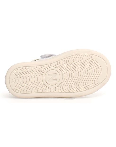 Baskets Quar lait/platine