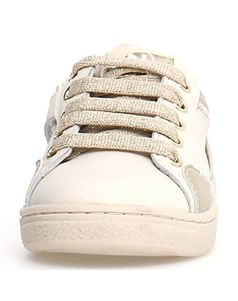 Baskets Quar lait/platine