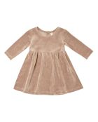 Robe Velours Coton Bio rose