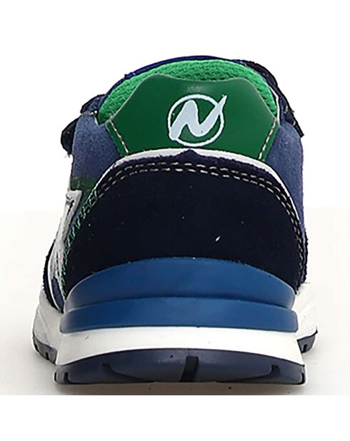 Roy Leather Sneakers blauw/azur/groen