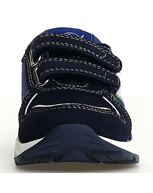 Roy Leather Sneakers blauw/azur/groen