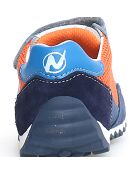 Sammy sneakers in azur/oranje/marineblauw