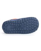 Sammy sneakers in azur/oranje/marineblauw
