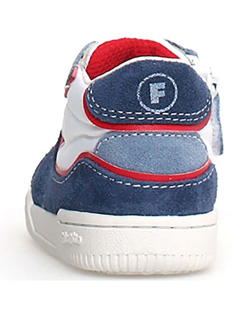 Wit/azuurblauwe Speed Sneakers