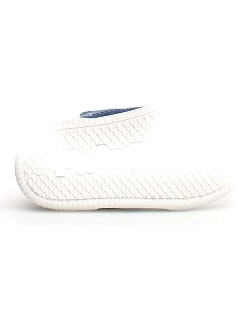 Wit/azuurblauwe Speed Sneakers