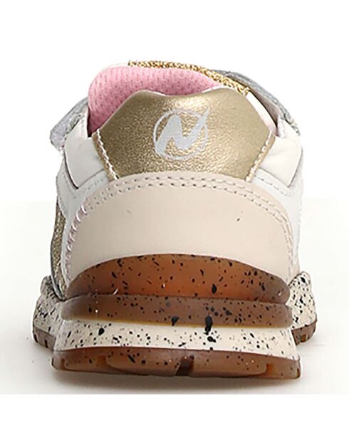 Baskets Zimmy lait/blanc/platine