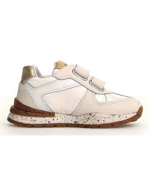 Baskets Zimmy lait/blanc/platine