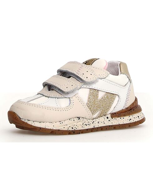 Baskets Zimmy lait/blanc/platine