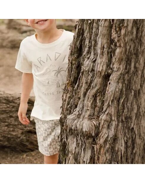 T-Shirt Chase the Sun ivoire