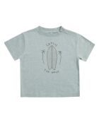 T-Shirt Catch The Wave bleu