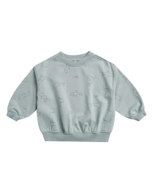 Sweat Requins bleu
