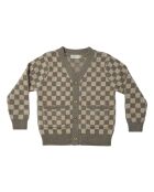 Cardigan à Carreaux gris