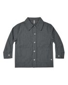 Chemise en Lin mélangé Stanley bleu marine