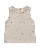 Débardeur Double Gaze de Coton Bio gris