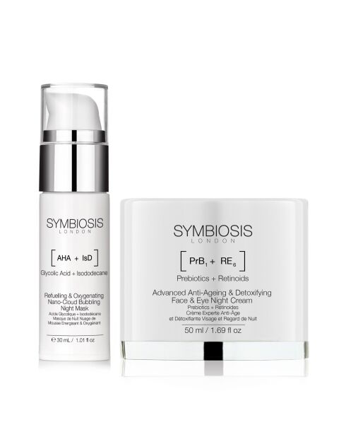 Bundle récupération nocturne de la peau en 2 étapes 2 pièces - 50 ml et 30 ml