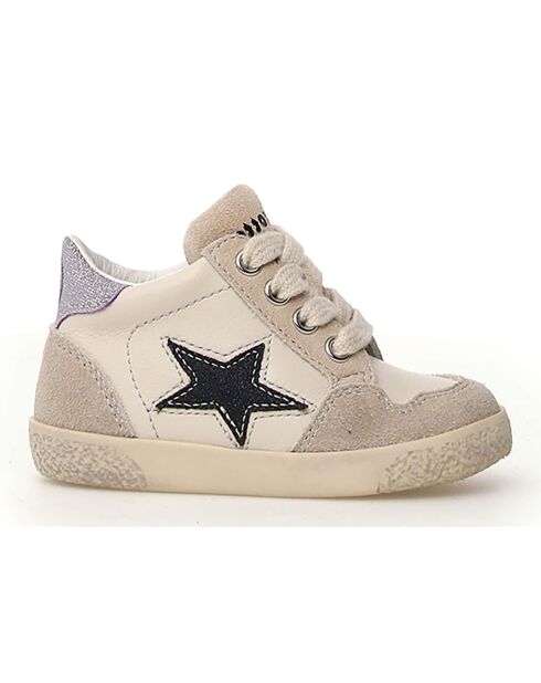 Alnoite sneakers beige/melk/zwart