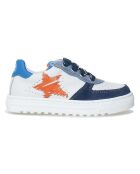 Azuurblauw/wit/ultramarijn sneakers van Hess