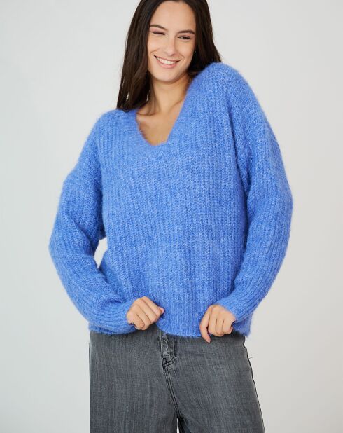 Pull Perrine bleu