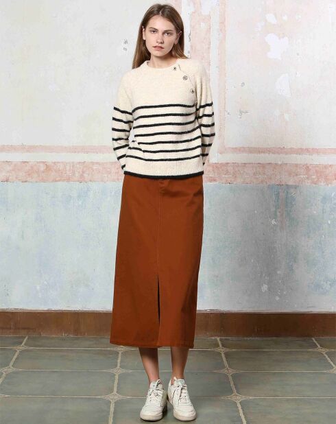 Jupe Roxanne marron