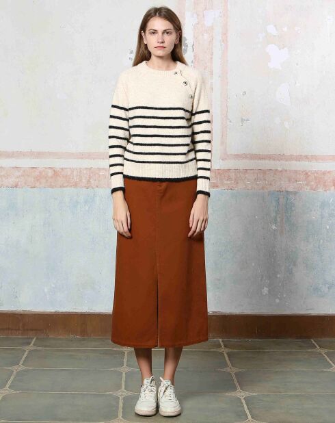 Jupe Roxanne marron