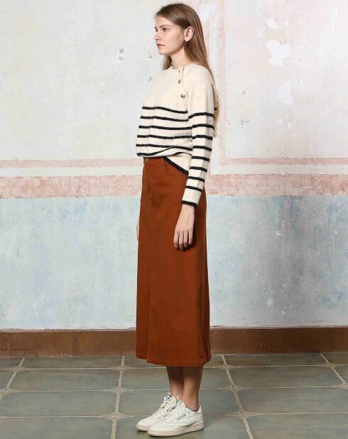 Jupe Roxanne marron