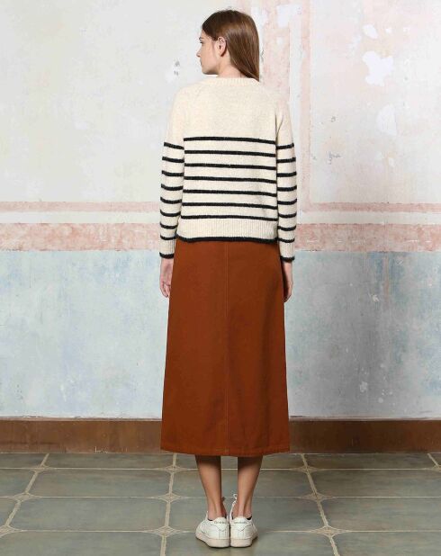 Jupe Roxanne marron