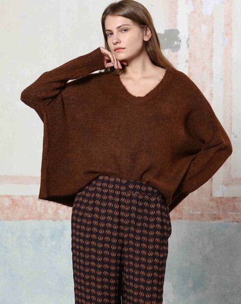 Pull Juliette marron