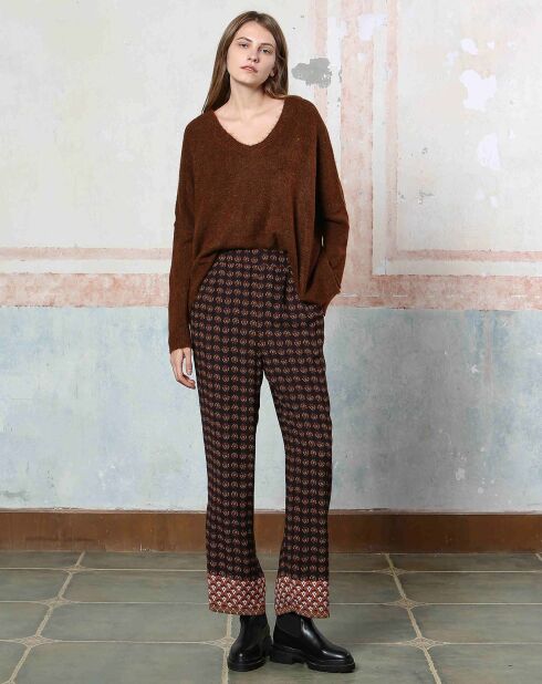 Pull Juliette marron