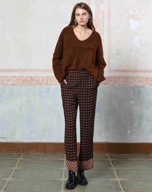 Pull Juliette marron