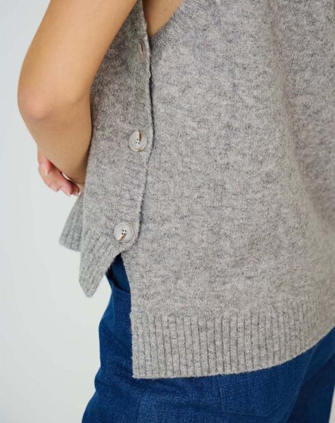 Pull Aurore gris