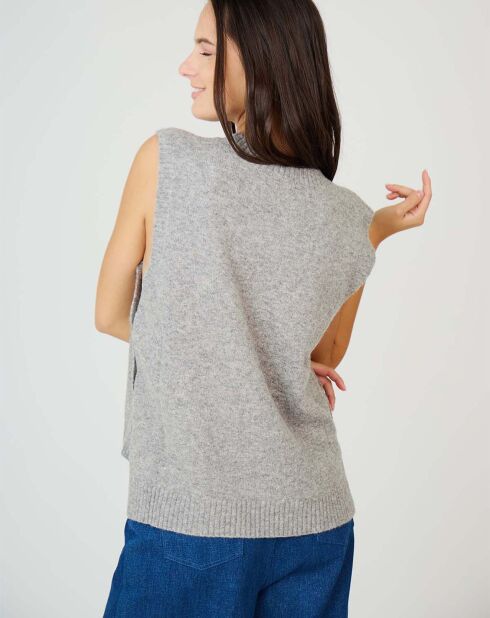 Pull Aurore gris