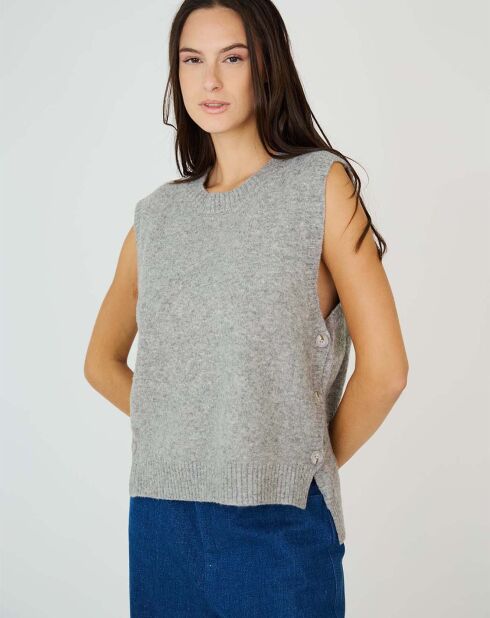 Pull Aurore gris