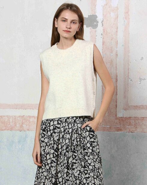 Pull Aurore blanc