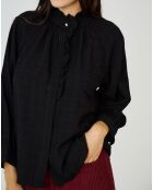 Top en Coton & Lin Sarra noir