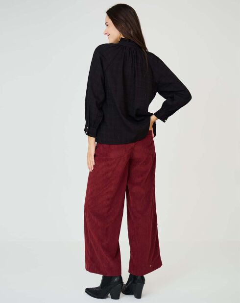 Top en Coton & Lin Sarra noir