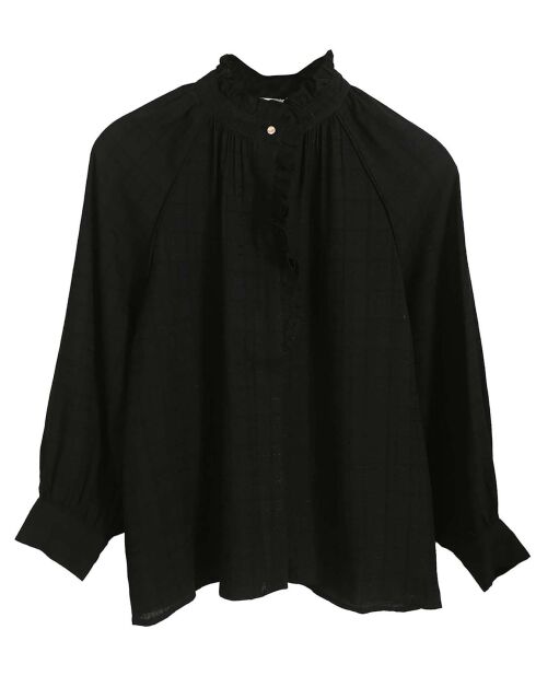 Top en Coton & Lin Sarra noir