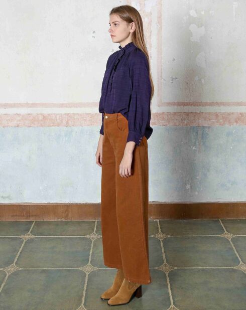 Top en Coton & Lin Sarra violet