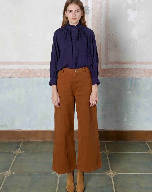 Top en Coton & Lin Sarra violet