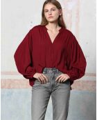 Top Justine bordeaux