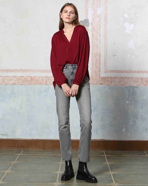 Top Justine bordeaux